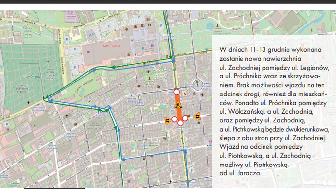 Kładziemy nową nawierzchnię ulicy Zachodniej. Kładziemy nową nawierzchnię ulicy Zachodniej.