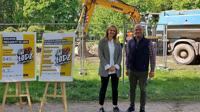 Rozpoczął się remont fontanny w Parku Widzewskim Rozpoczął się remont fontanny w Parku Widzewskim