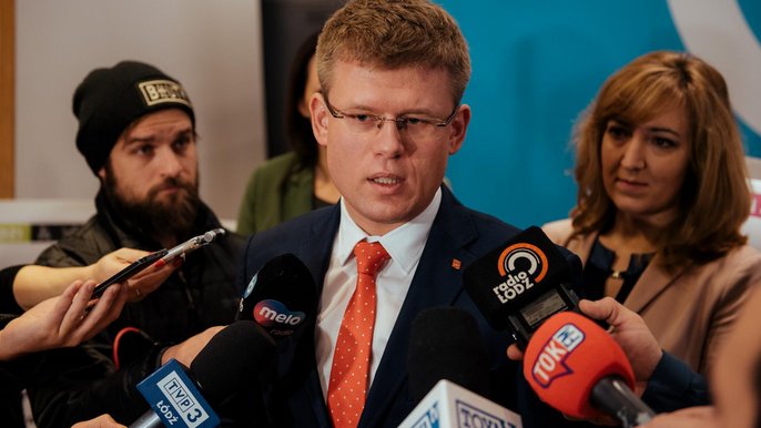 Wiceprezydent Adam Wieczorek zapowiedział, że przygotowanie programu, w którym wszyscy mieszkańcy będą mogli uczestniczyć w budowaniu Łodzi - fot. Radosław Żydowicz / UMŁ