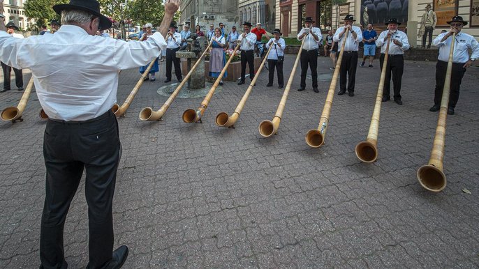 Wielki Koncert Przyjaźni pomiędzy Polską, a Szwajcarią Wielki Koncert Przyjaźni pomiędzy Polską, a Szwajcarią - fot. Stefan Brajter / UMŁ
