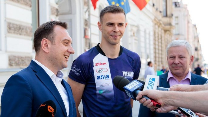 Tomasz Trela i Mariusz Wlazły - fot. Sebastian Glapiński / UMŁ