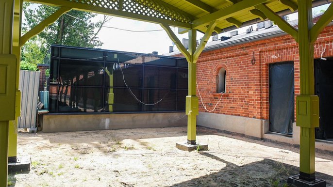 Restauracja budowana na Księżym Młynie. Lokal będzie serwował łódzkie smaki Restauracja budowana na Księżym Młynie. Lokal będzie serwował łódzkie smaki - fot. Paweł Łacheta