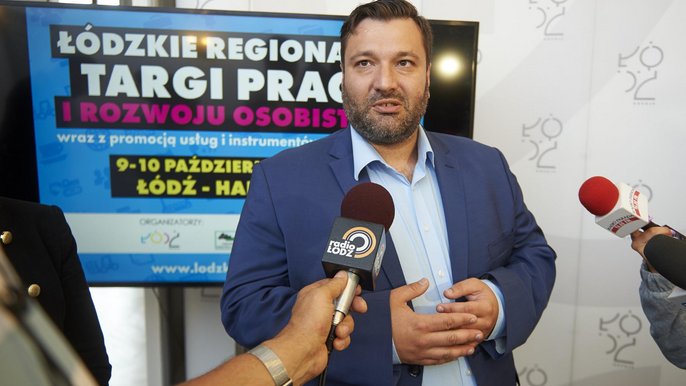 Piotr Bors, dyrektor Biura Promocji Zatrudnienia i Obsługi Działalności Gospodarczej - fot. Radosław Jóźwiak / UMŁ
