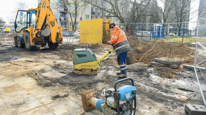 Trwa przebudowa ul. Wróblewskiego od ul. Bratysławskiej do al. Bandurskiego. Trwa przebudowa ul. Wróblewskiego od ul. Bratysławskiej do al. Bandurskiego. - fot. Paweł Łacheta