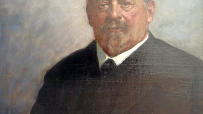 "Portret mężczyzny" pędzla Maurycego Trębacza "Portret mężczyzny" pędzla Maurycego Trębacza