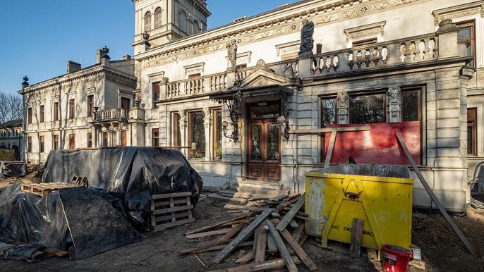 Remont Pałacu Scheiblera Remont Pałacu Scheiblera - fot. Stefan Brajter / UMŁ