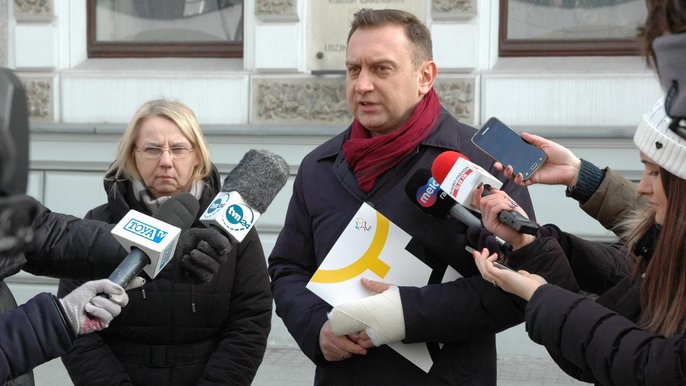 Konferencja prasowa wiceprezydenta Treli Konferencja prasowa wiceprezydenta Treli - fot. Monika Pawlak / UMŁ