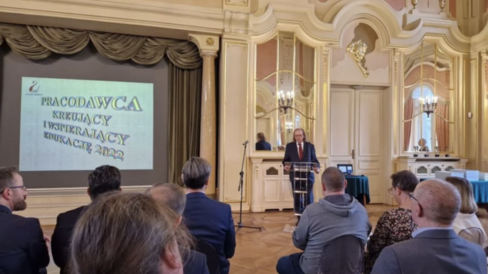 Pracodawca Kreujący i Wspierający Edukację 2022. Cztery firmy nagrodzone „Łódzkimi łabędziami" / fot. Gastronomik Łódź Pracodawca Kreujący i Wspierający Edukację 2022. Cztery firmy nagrodzone „Łódzkimi łabędziami" / fot. Gastronomik Łódź