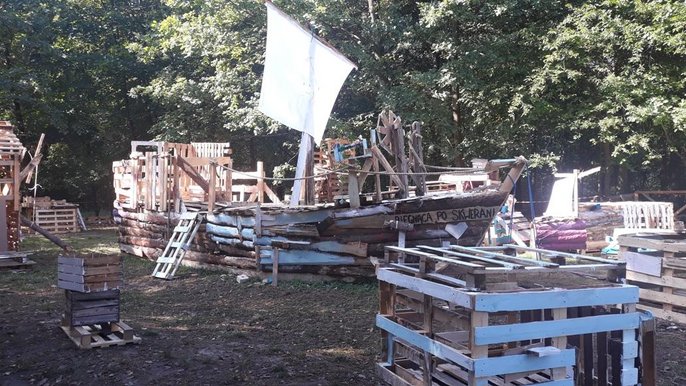 Co wyczarowały dzieci na pierwszym w Łodzi kreatywnym placu zabaw? - mat. prasowe