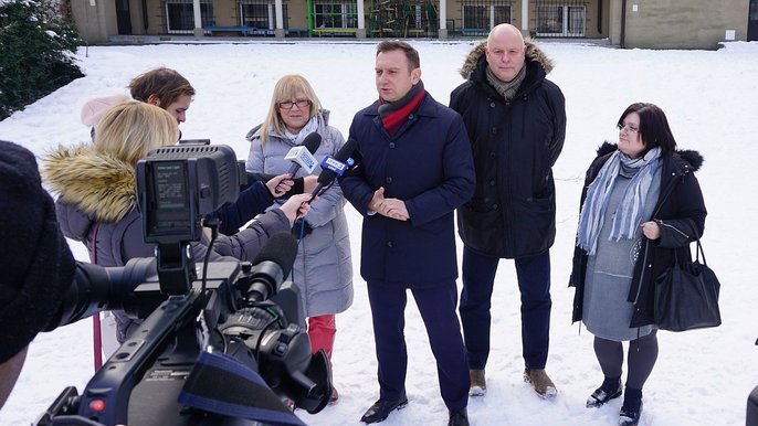 Konferencja prasowa wiceprezydenta Tomasza Treli Konferencja prasowa wiceprezydenta Tomasza Treli - fot. Monika Pawlak / UMŁ