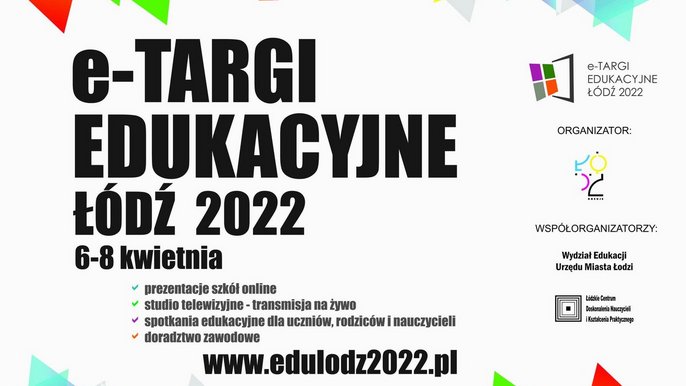 E-targi Edukacyjne Łódź 2022 E-targi Edukacyjne Łódź 2022