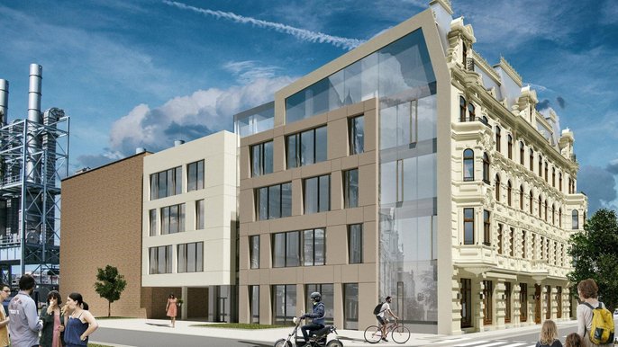 Wizualizacja. Miasto jest gotowe zaoferować PISF remontowaną kamienicę przy ul. Tuwima 46 Wizualizacja. Miasto jest gotowe zaoferować PISF remontowaną kamienicę przy ul. Tuwima 46 - mat. prasowe